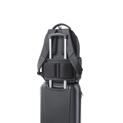 RE-BOSTON. Mochila para computador portátil em Nylon reciclado 2Tone resistente à água com compartimento em 210D